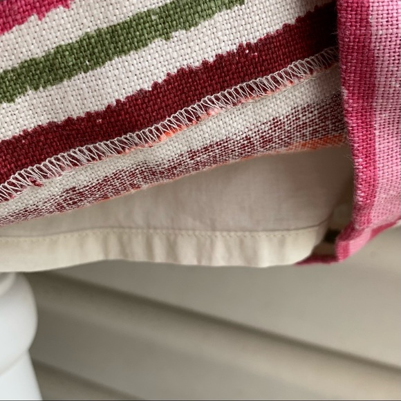 •Talbots• 100% Linen Striped Pencil Skirt - Size 6P - Picture 6 of 9